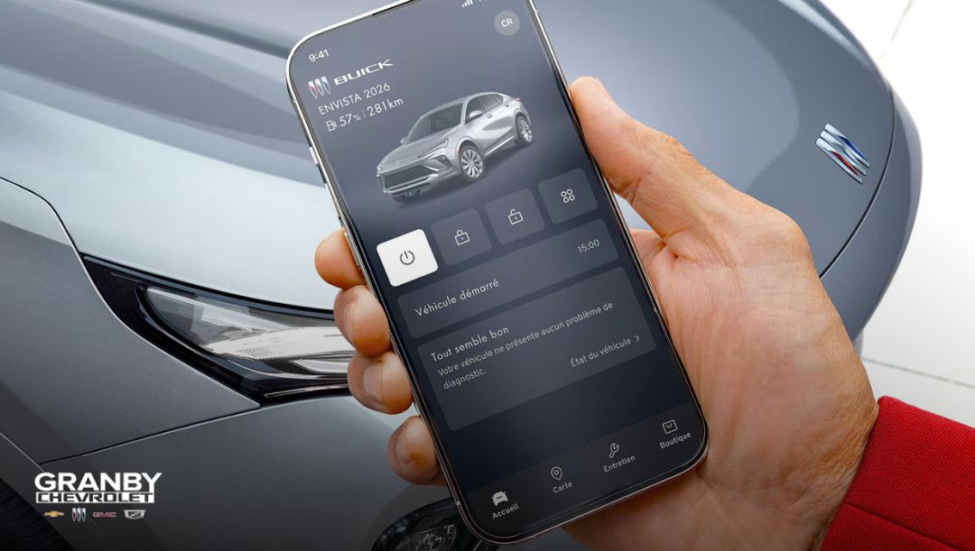 Controle a distance application buick envista onstar1779812291128